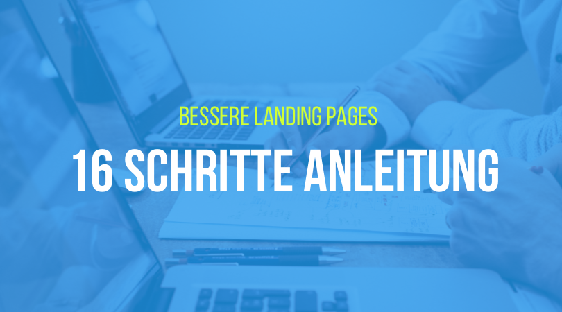 16 Schritte Landing Page Anleitung